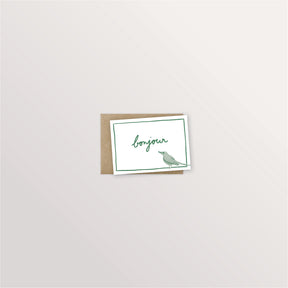Mini-carte - Bonjour