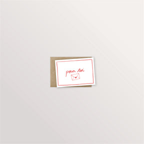 Mini-carte - Pour toi