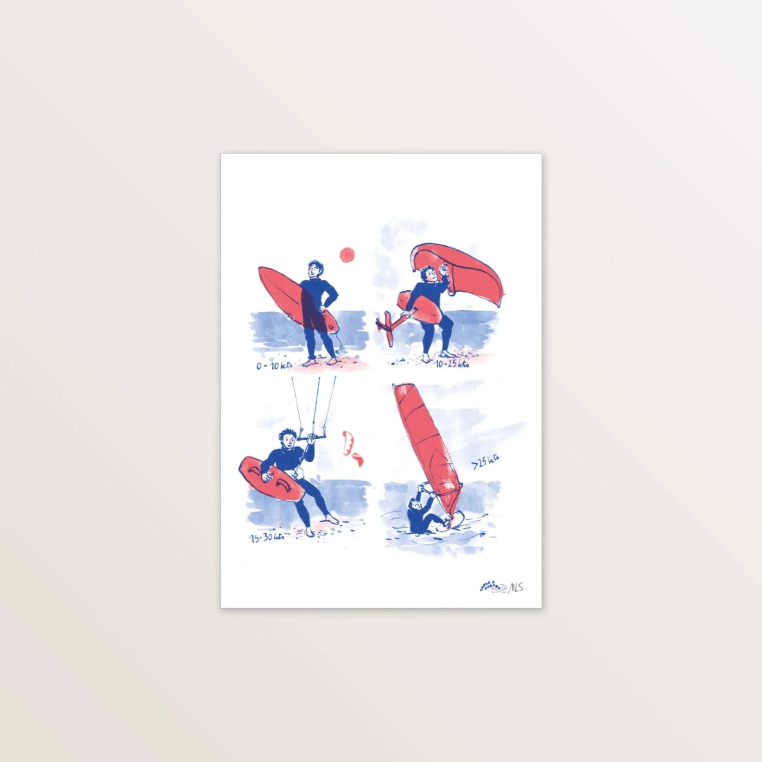 Par tous les vents - Risographie A5 - Table à cartes