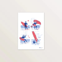 Par tous les vents - Risographie A5 - Table à cartes