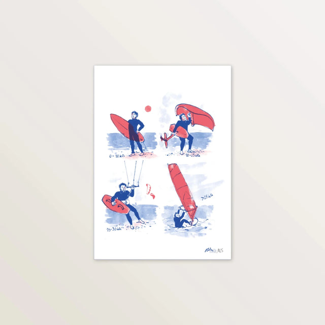 Par tous les vents - Risographie A5 - Table à cartes