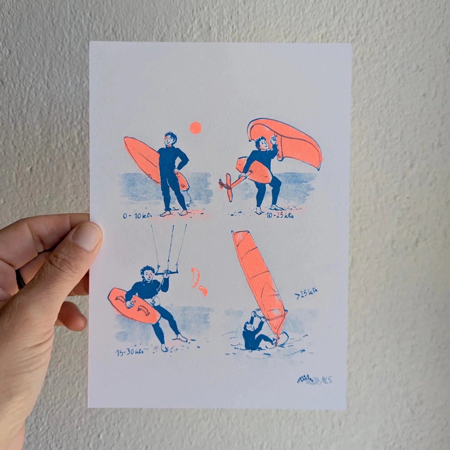 Par tous les vents - Risographie A5 - Table à cartes