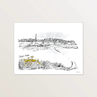 Saint-Malo, vue depuis le Grand Bé - Affiche 40 x 30 cm