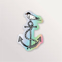 Sticker brillant - Ancre et sterne arctique