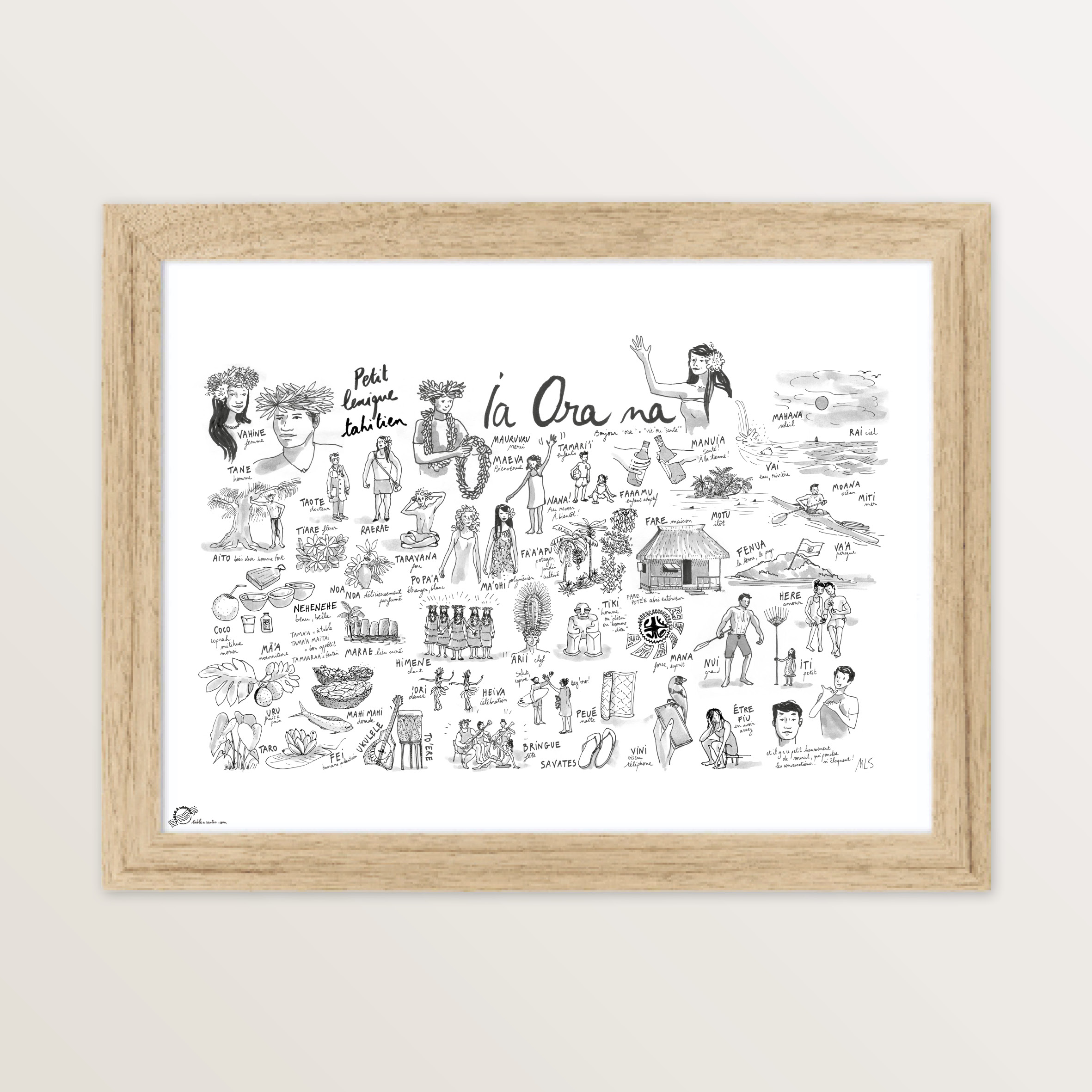 Ia Ora na tahitien Table à cartes