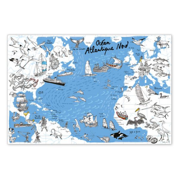 Carte de l'Atlantique Nord – Image 2