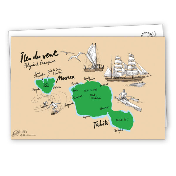 Tahiti carte postale