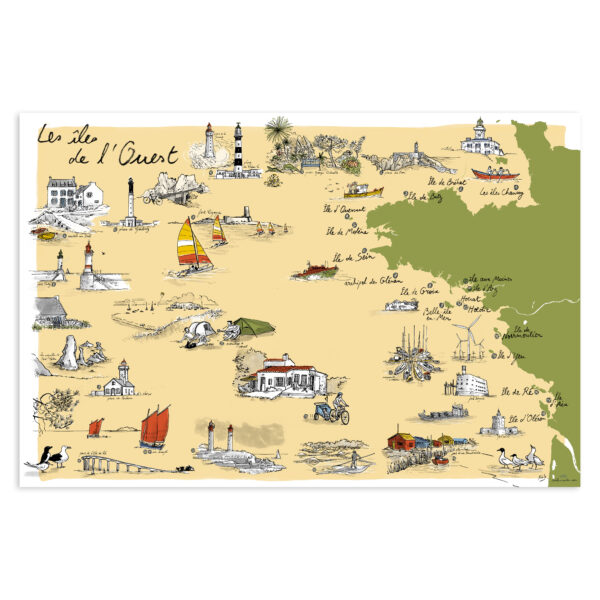 Carte des îles de l'Ouest – Image 2
