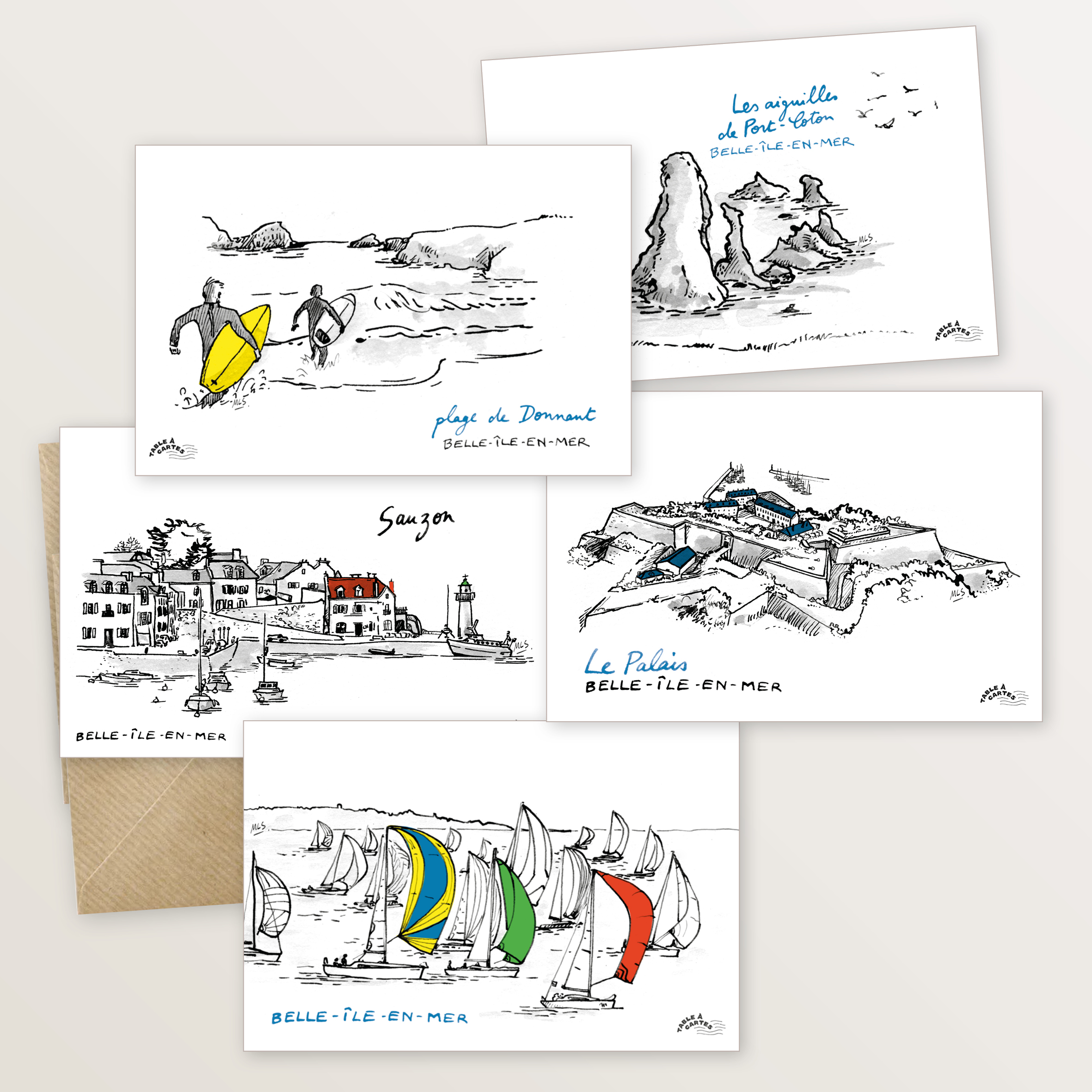 cartes postales Belle-ile-en-mer