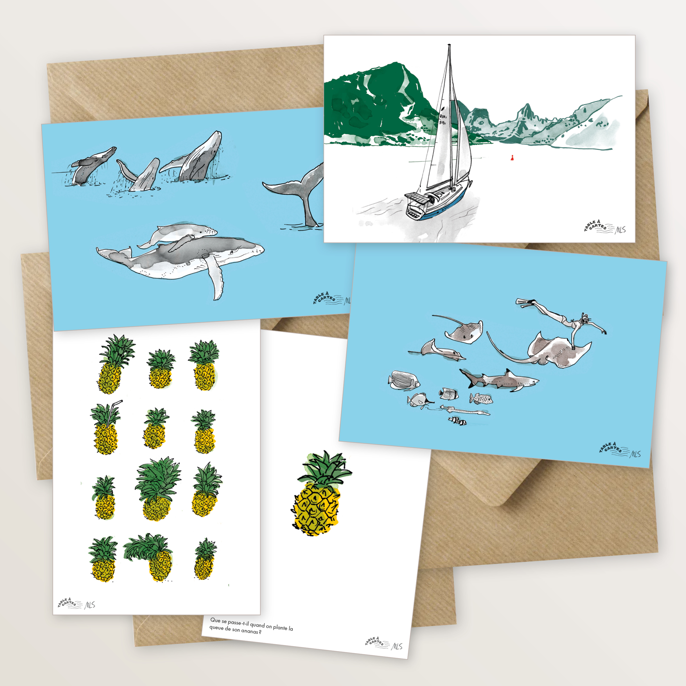 cartes postales Moorea