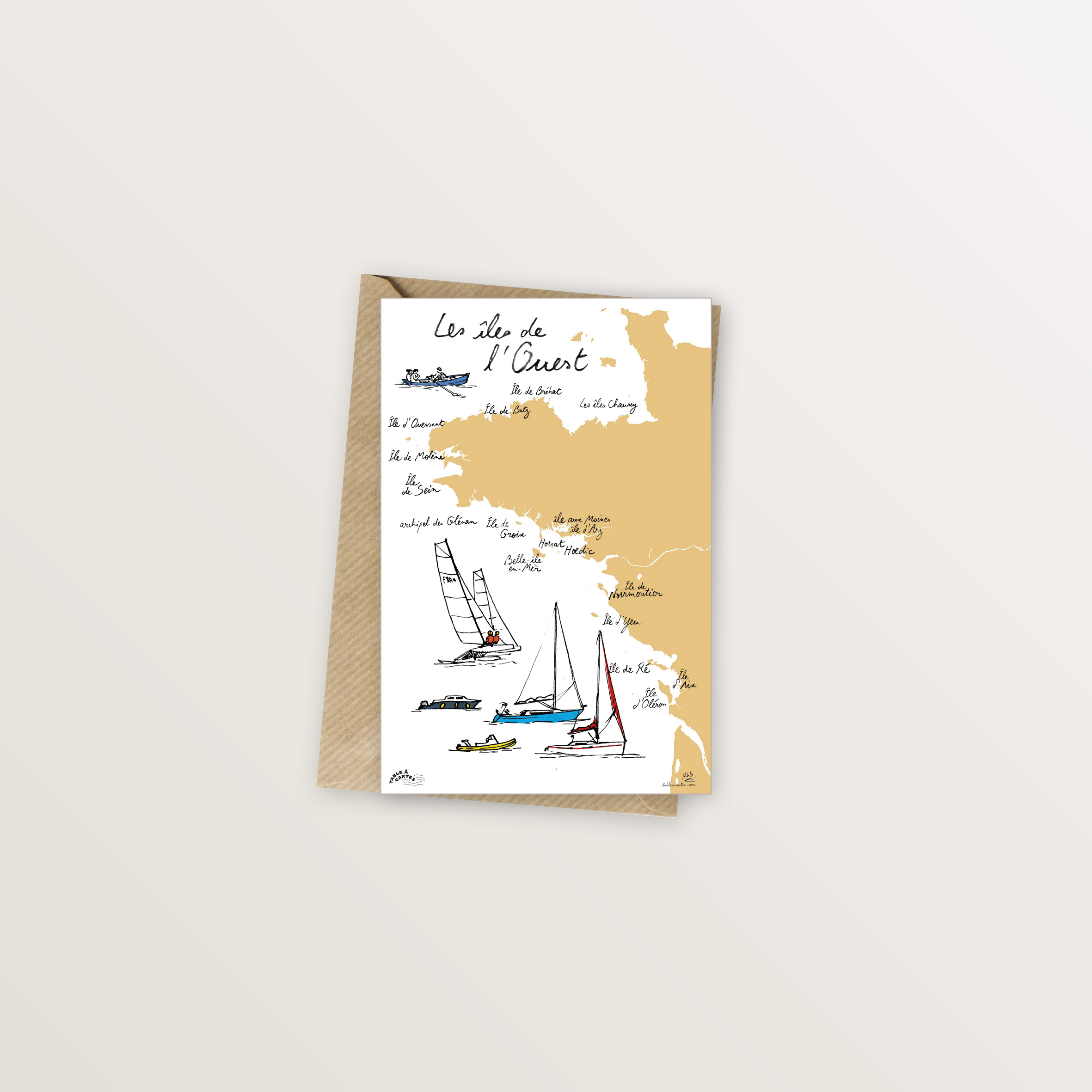 carte des iles atlantique