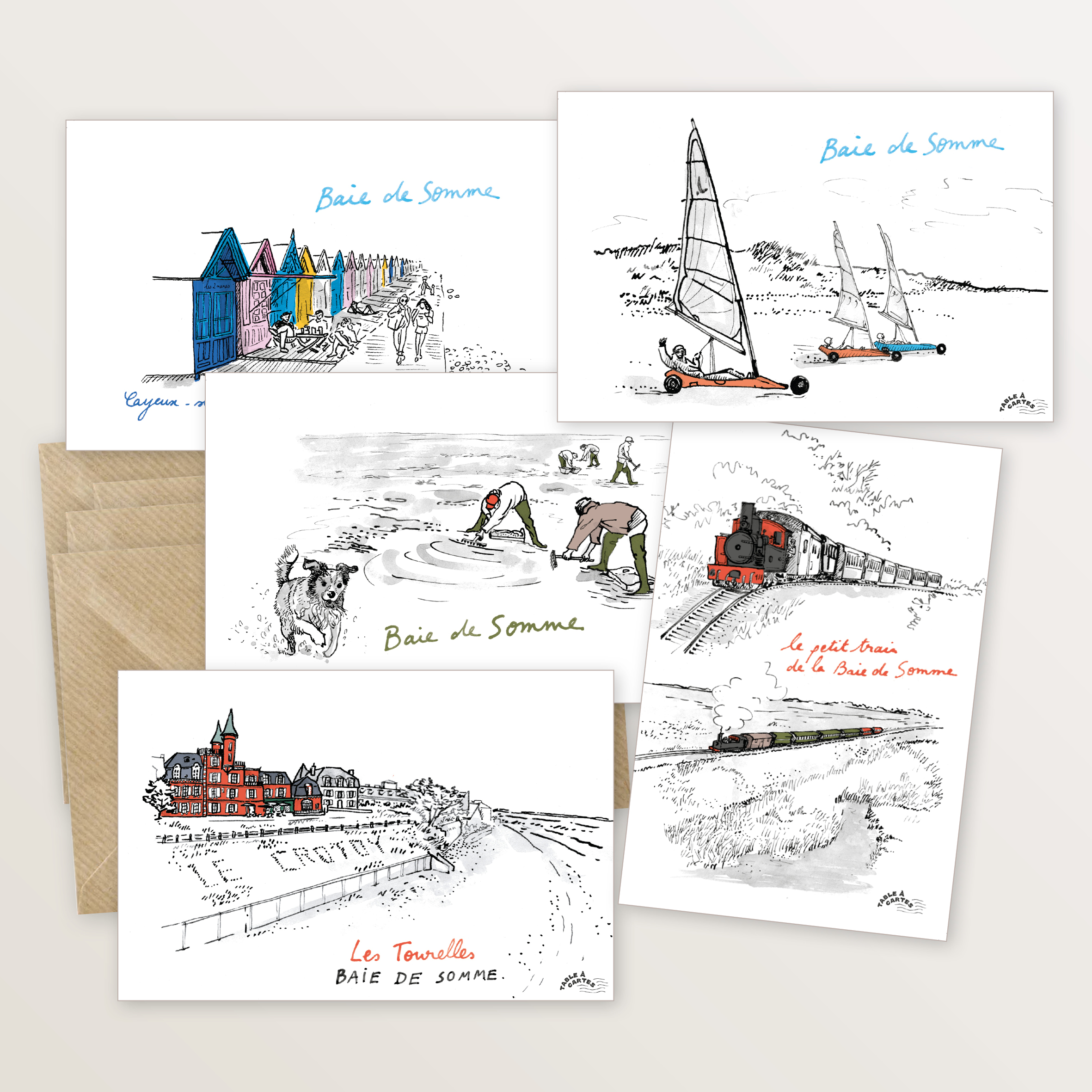 cartes postales Baie de Somme